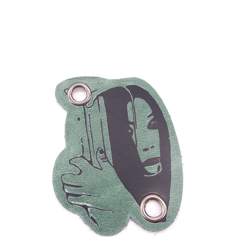 Custom Roller Skates Grudge shoe charm   Leather halloween shoe charm - Picture 9 of 9